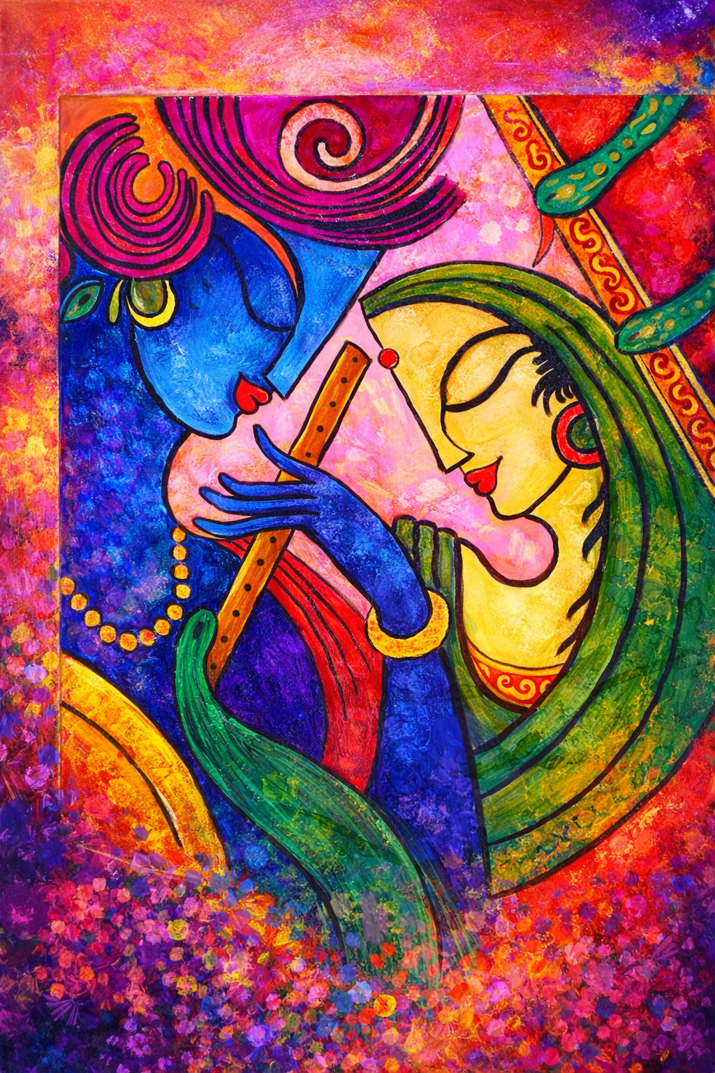 Glass painting Course workshop activity image 5